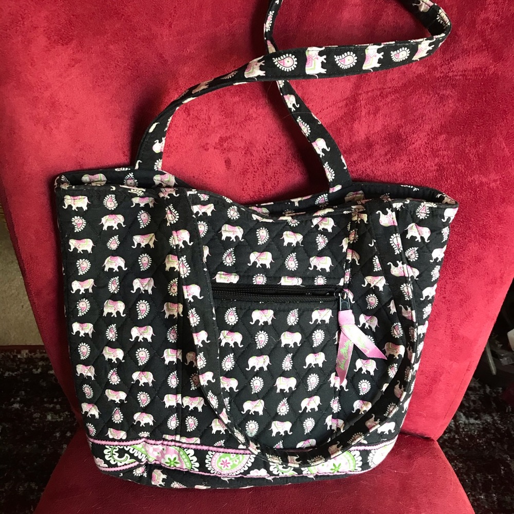 Vera Bradley pink elephant bag